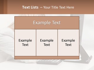 A Woman Sitting In Front Of A Computer With Her Hands On Her Head PowerPoint Template