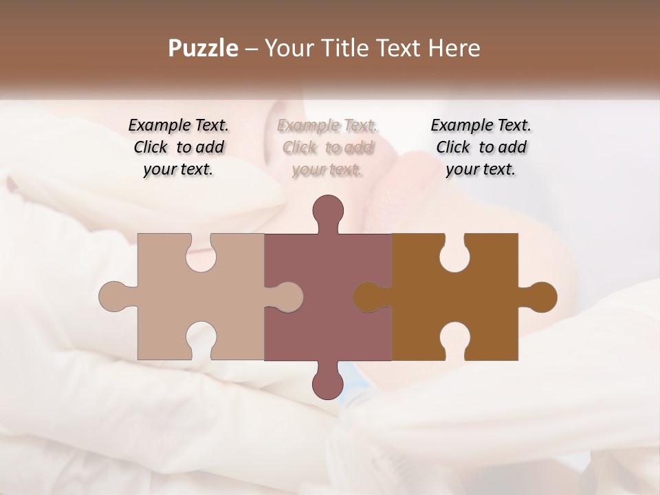 A Woman Getting A Facial Injection From A Doctor PowerPoint Template