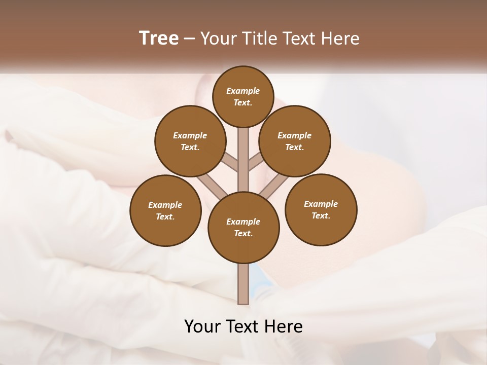 A Woman Getting A Facial Injection From A Doctor PowerPoint Template