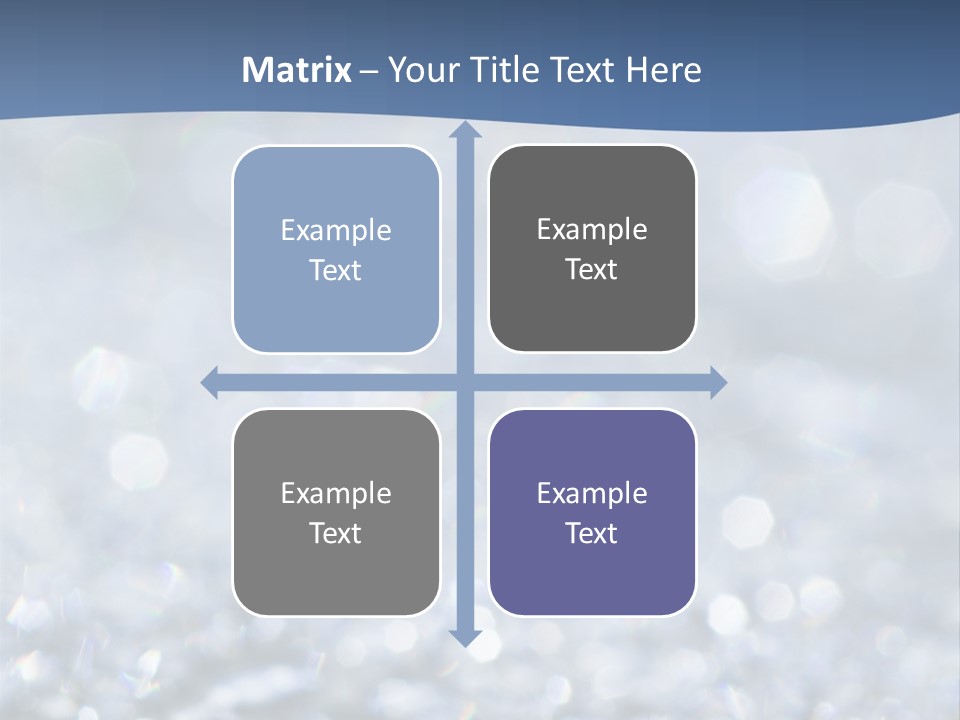 A Blue And White Background With Water Droplets PowerPoint Template