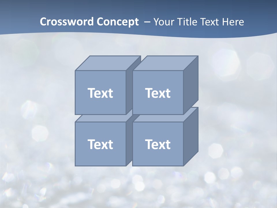 A Blue And White Background With Water Droplets PowerPoint Template