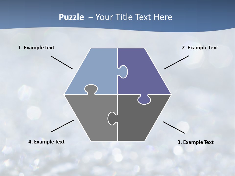 A Blue And White Background With Water Droplets PowerPoint Template