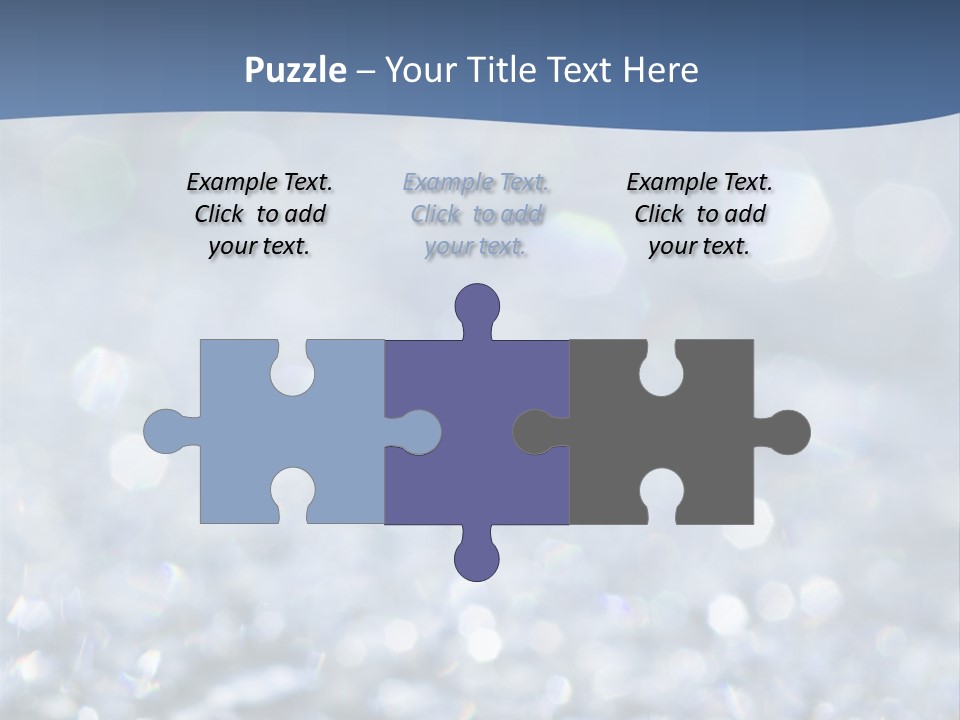 A Blue And White Background With Water Droplets PowerPoint Template