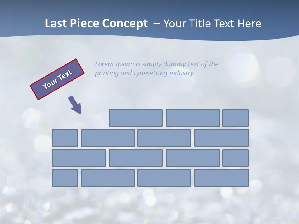 A Blue And White Background With Water Droplets PowerPoint Template