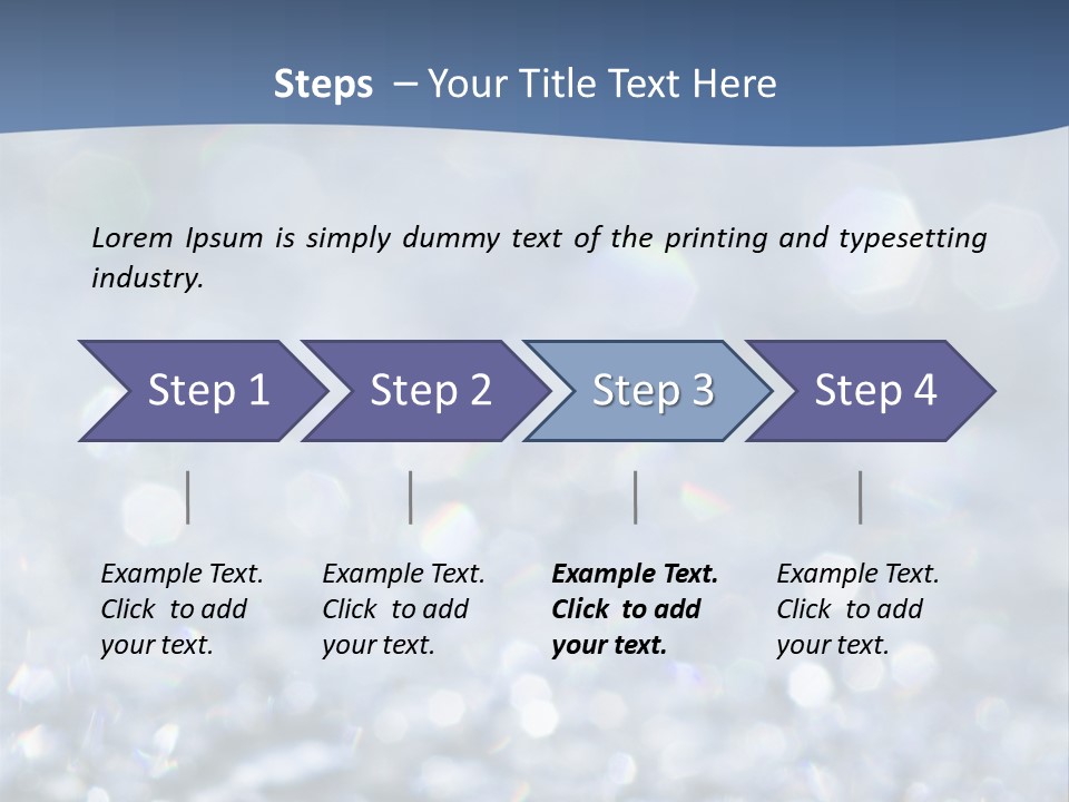 A Blue And White Background With Water Droplets PowerPoint Template