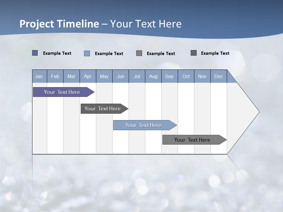A Blue And White Background With Water Droplets PowerPoint Template