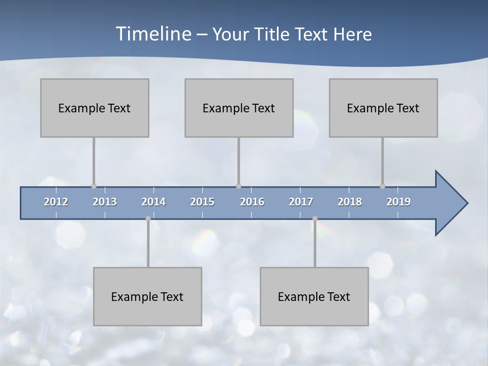 A Blue And White Background With Water Droplets PowerPoint Template