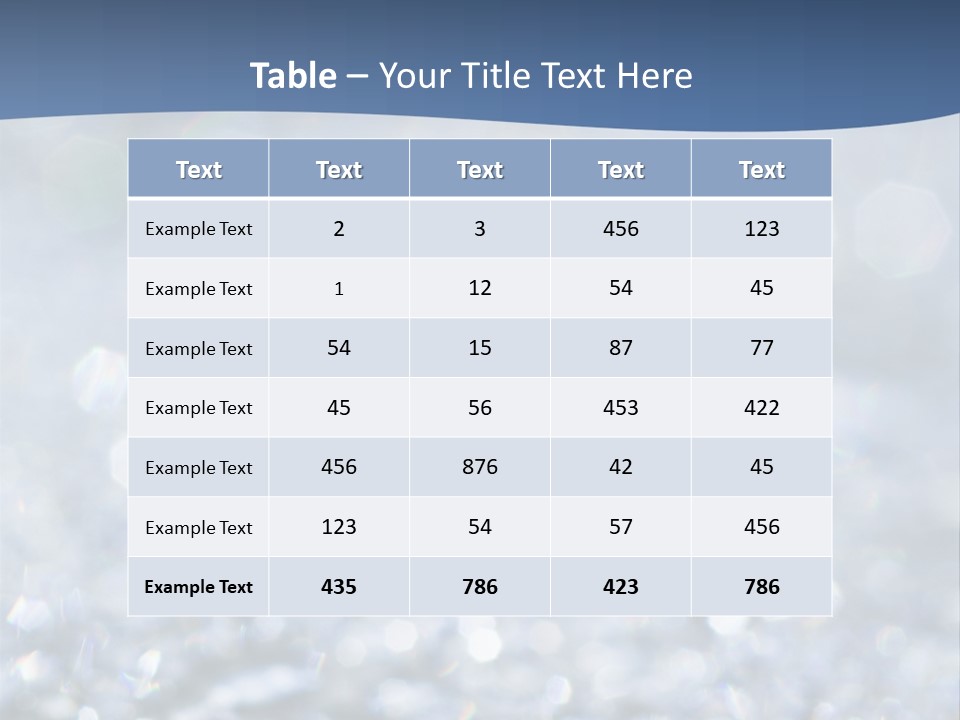 A Blue And White Background With Water Droplets PowerPoint Template