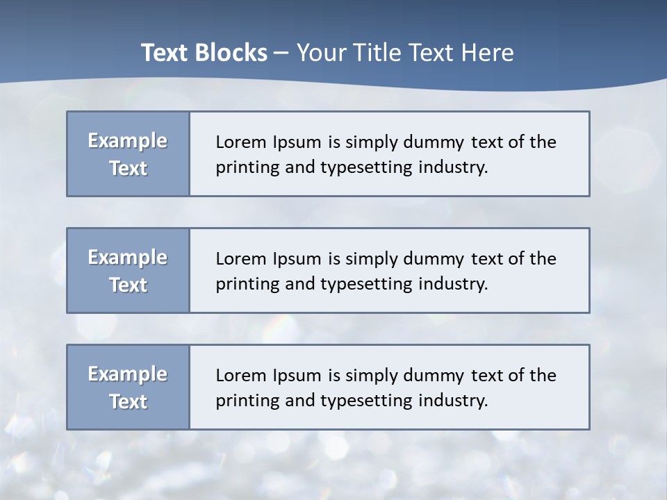 A Blue And White Background With Water Droplets PowerPoint Template