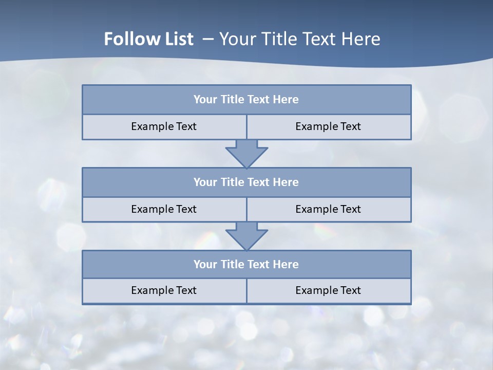 A Blue And White Background With Water Droplets PowerPoint Template