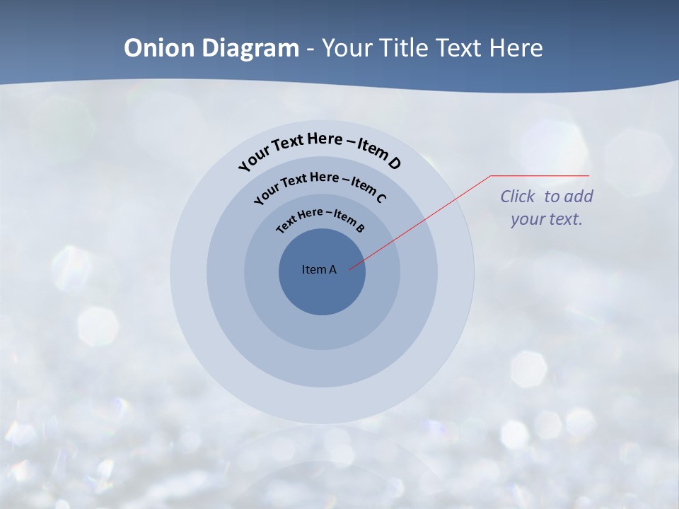 A Blue And White Background With Water Droplets PowerPoint Template