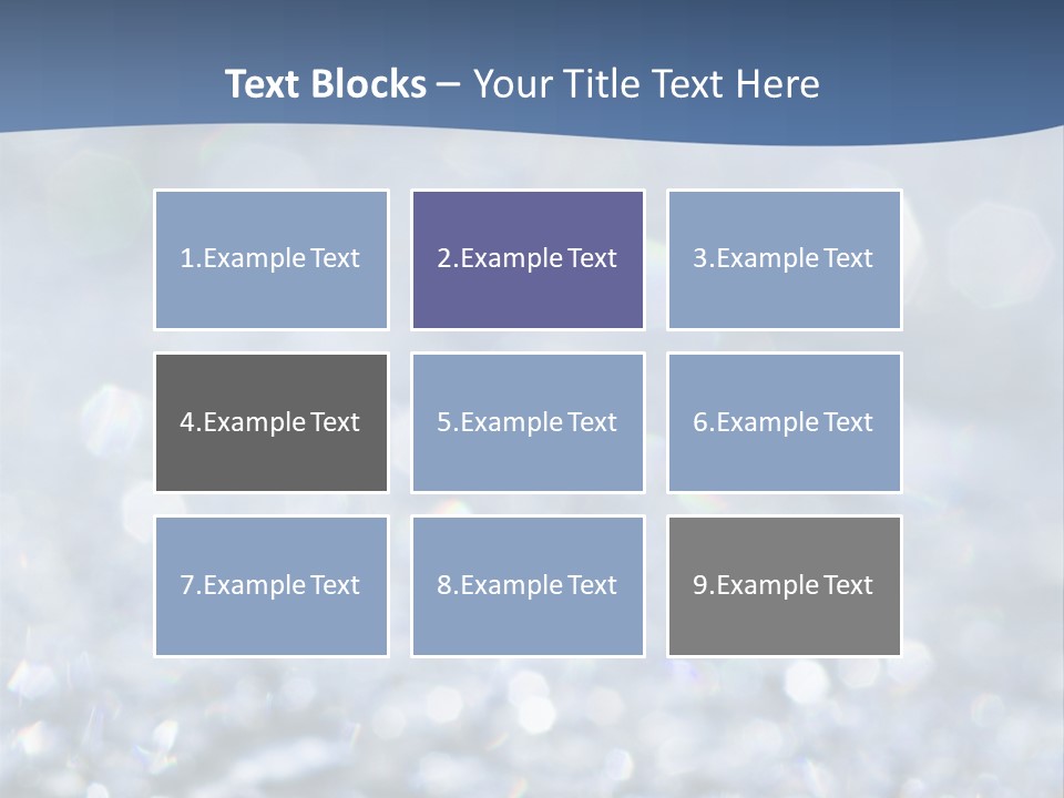 A Blue And White Background With Water Droplets PowerPoint Template