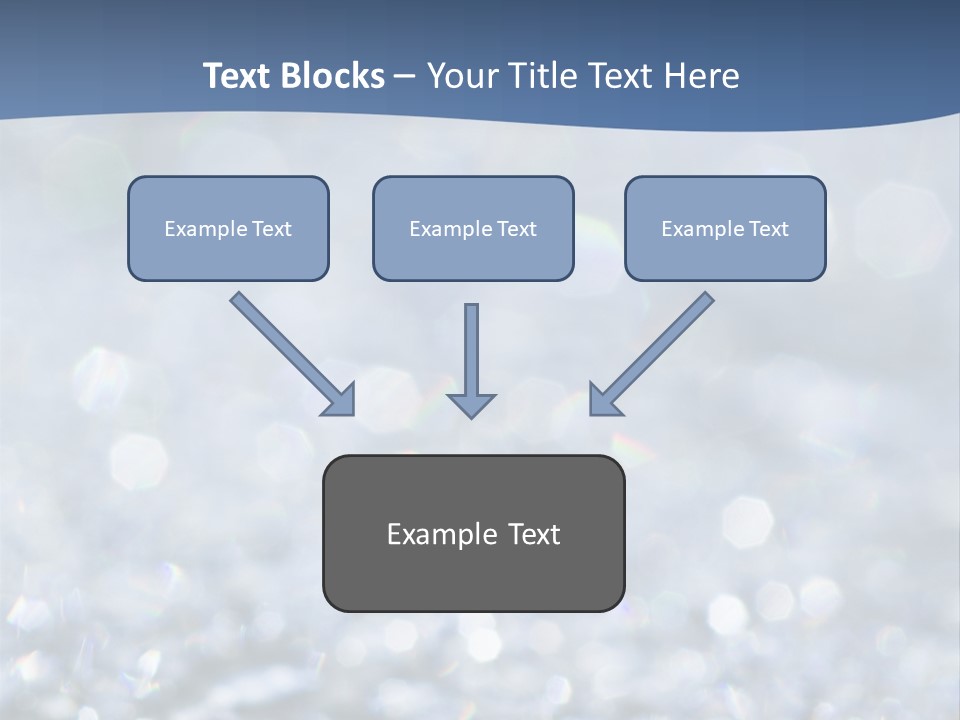 A Blue And White Background With Water Droplets PowerPoint Template