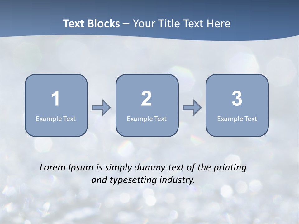 A Blue And White Background With Water Droplets PowerPoint Template