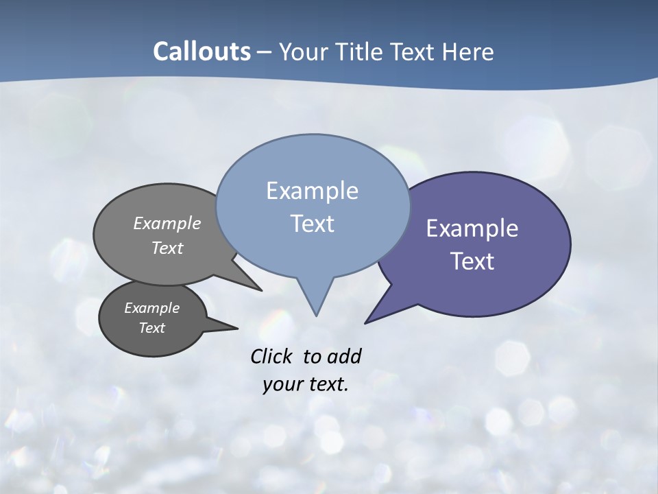 A Blue And White Background With Water Droplets PowerPoint Template