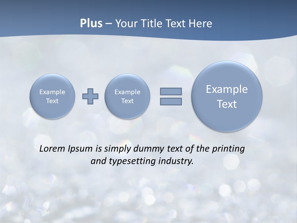 A Blue And White Background With Water Droplets PowerPoint Template