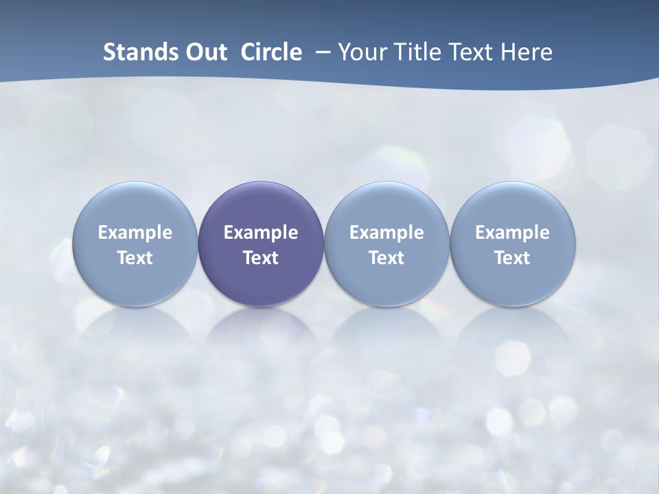 A Blue And White Background With Water Droplets PowerPoint Template