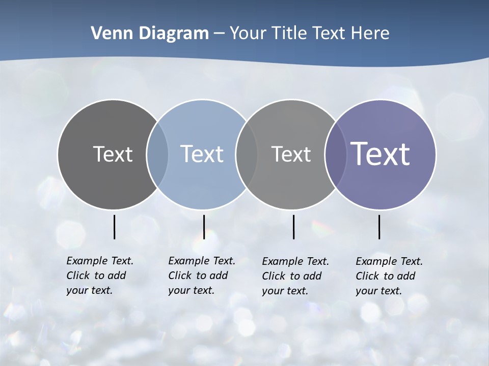 A Blue And White Background With Water Droplets PowerPoint Template