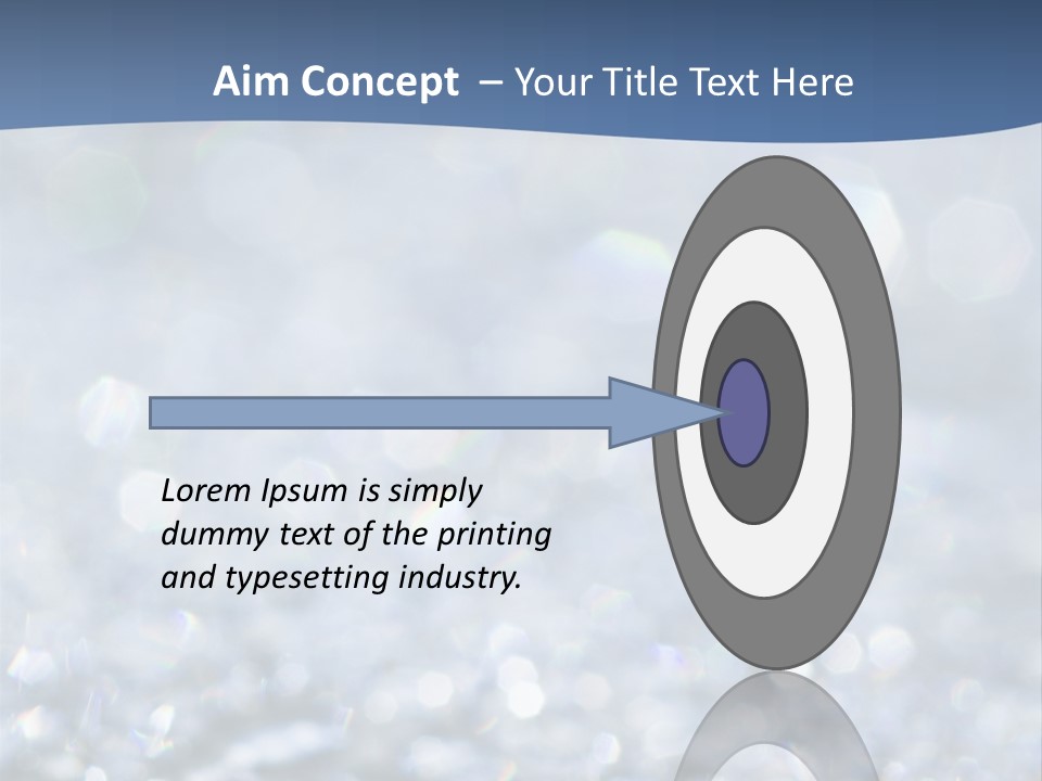 A Blue And White Background With Water Droplets PowerPoint Template