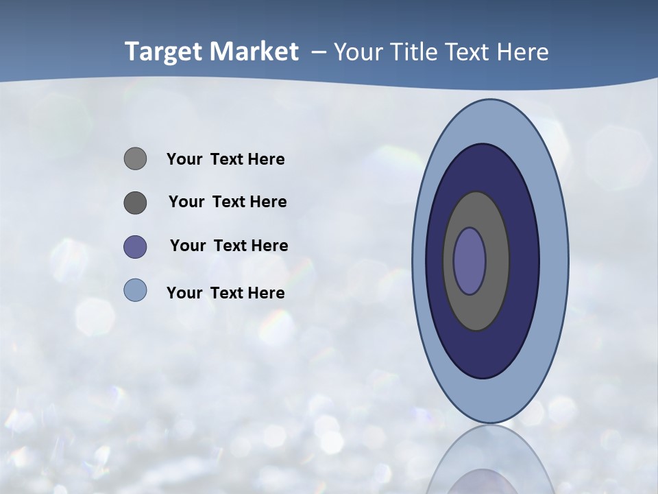 A Blue And White Background With Water Droplets PowerPoint Template