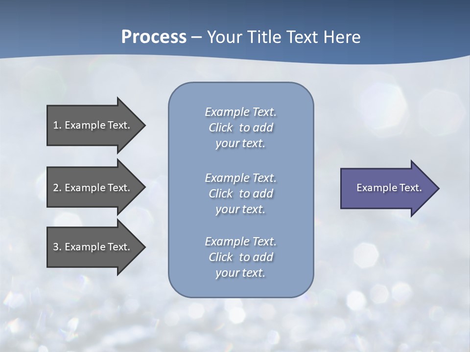 A Blue And White Background With Water Droplets PowerPoint Template
