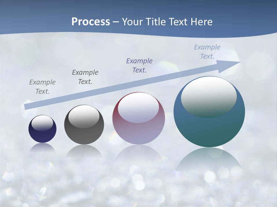 A Blue And White Background With Water Droplets PowerPoint Template