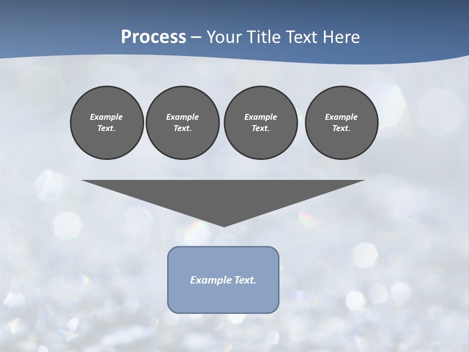 A Blue And White Background With Water Droplets PowerPoint Template