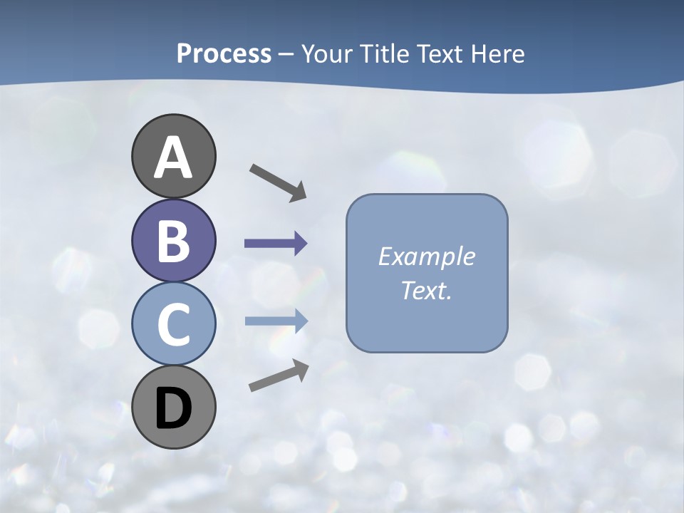 A Blue And White Background With Water Droplets PowerPoint Template