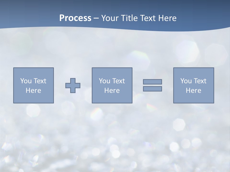 A Blue And White Background With Water Droplets PowerPoint Template