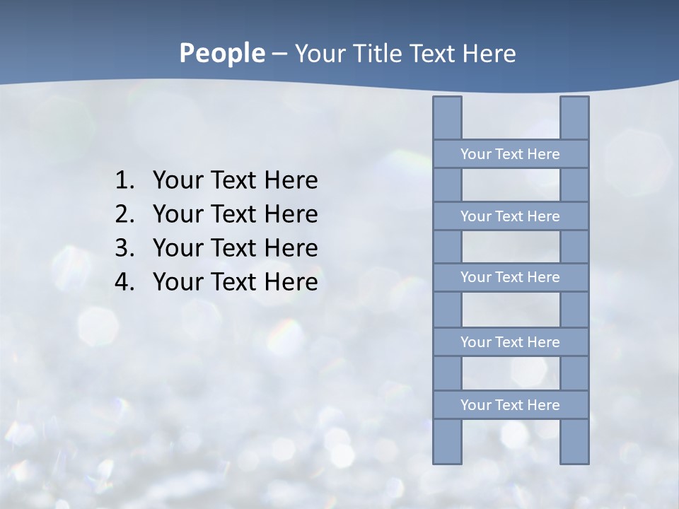 A Blue And White Background With Water Droplets PowerPoint Template