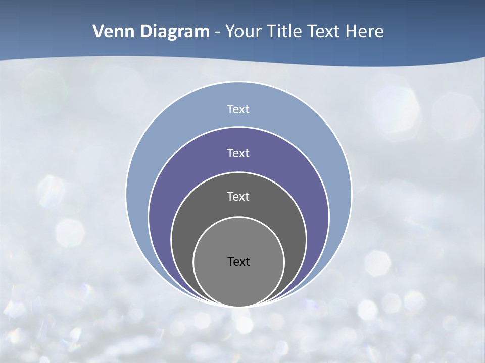 A Blue And White Background With Water Droplets PowerPoint Template
