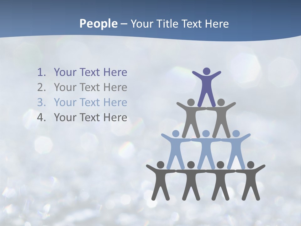 A Blue And White Background With Water Droplets PowerPoint Template