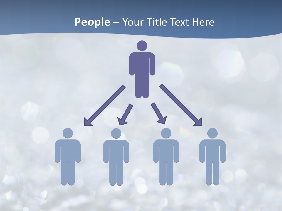 A Blue And White Background With Water Droplets PowerPoint Template