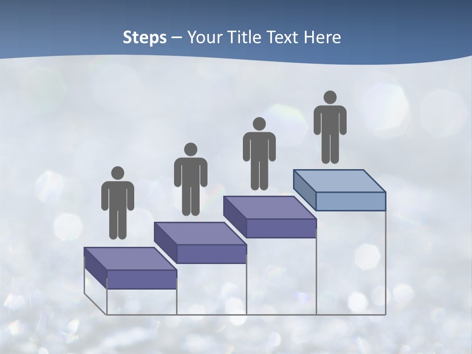 A Blue And White Background With Water Droplets PowerPoint Template