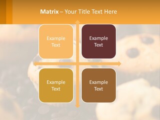 A Bunch Of Muffins With Chocolate Chips On Them PowerPoint Template