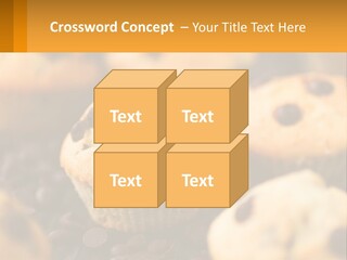 A Bunch Of Muffins With Chocolate Chips On Them PowerPoint Template