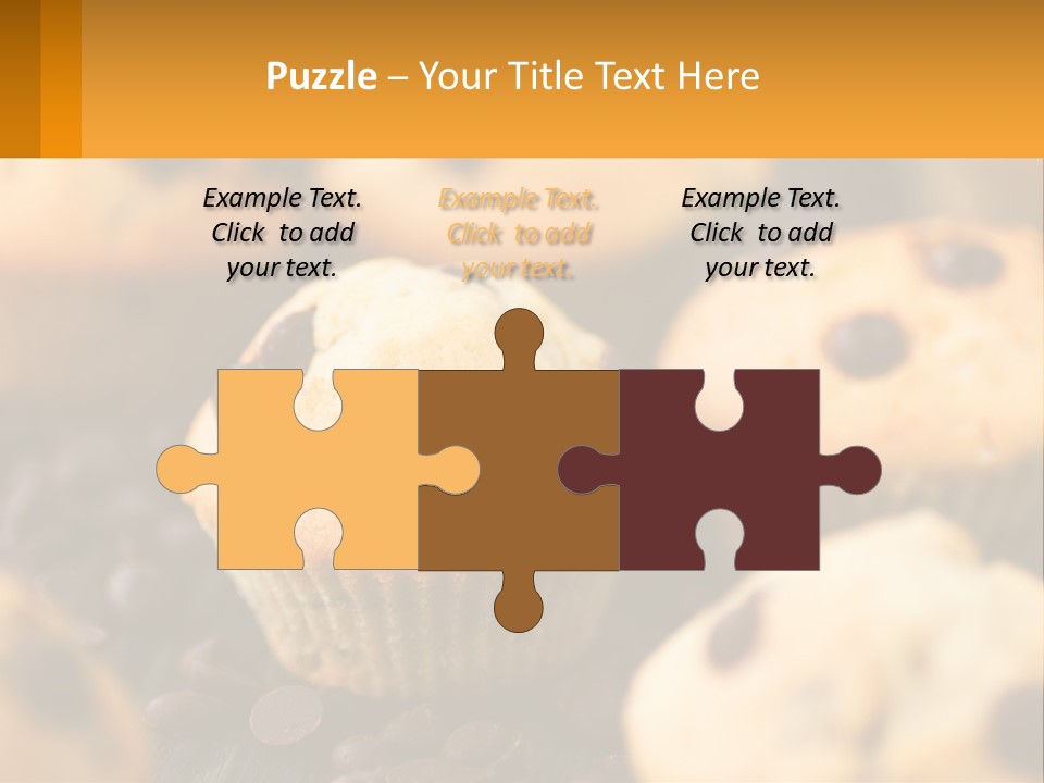 A Bunch Of Muffins With Chocolate Chips On Them PowerPoint Template