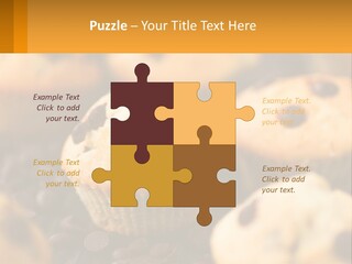 A Bunch Of Muffins With Chocolate Chips On Them PowerPoint Template