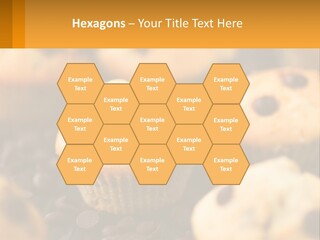 A Bunch Of Muffins With Chocolate Chips On Them PowerPoint Template