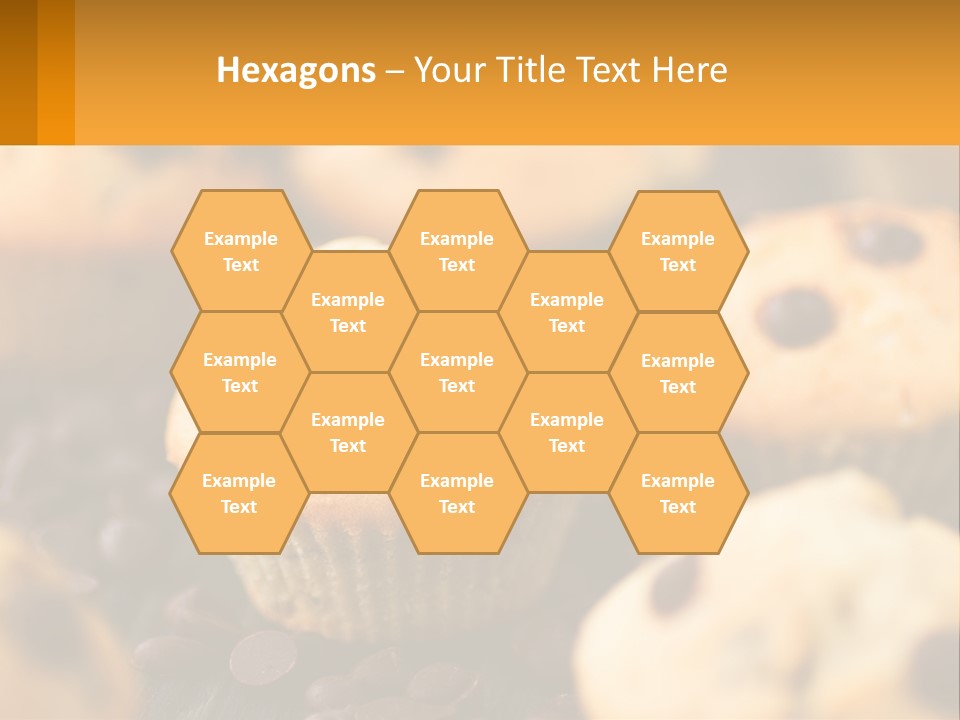 A Bunch Of Muffins With Chocolate Chips On Them PowerPoint Template