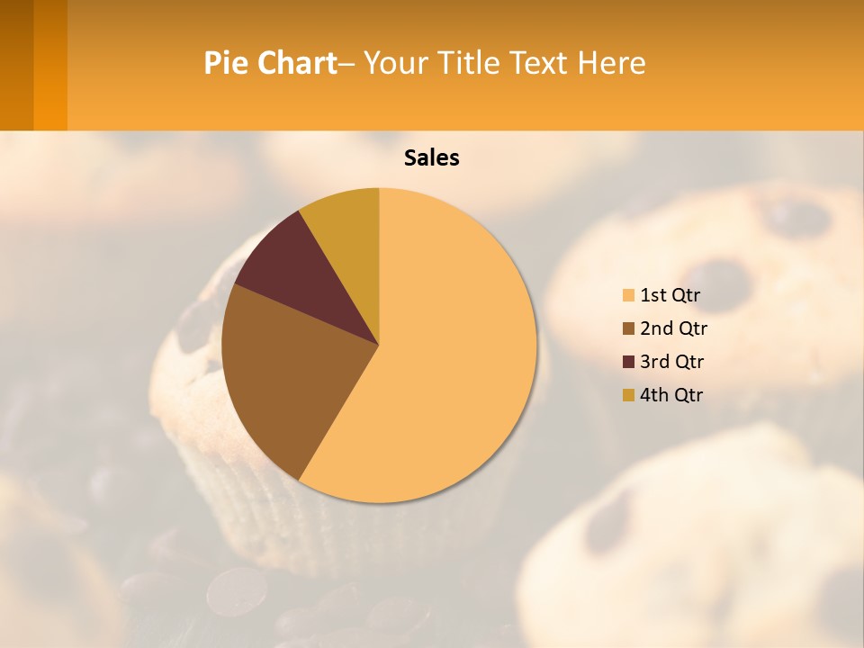 A Bunch Of Muffins With Chocolate Chips On Them PowerPoint Template