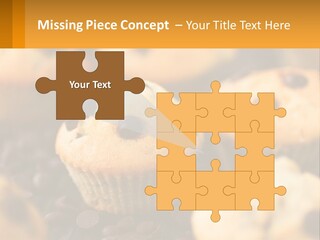 A Bunch Of Muffins With Chocolate Chips On Them PowerPoint Template