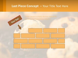 A Bunch Of Muffins With Chocolate Chips On Them PowerPoint Template