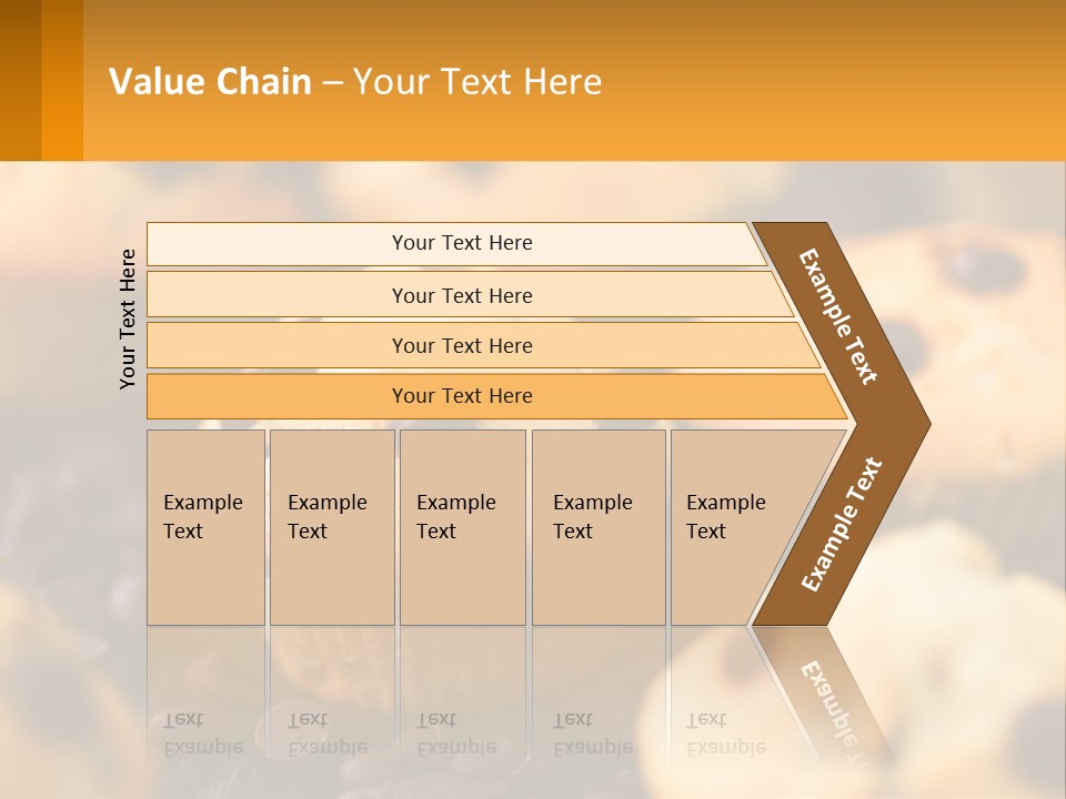 A Bunch Of Muffins With Chocolate Chips On Them PowerPoint Template