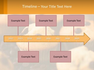 A Bunch Of Muffins With Chocolate Chips On Them PowerPoint Template