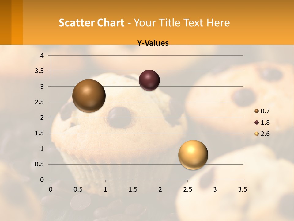 A Bunch Of Muffins With Chocolate Chips On Them PowerPoint Template