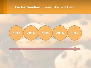 A Bunch Of Muffins With Chocolate Chips On Them PowerPoint Template