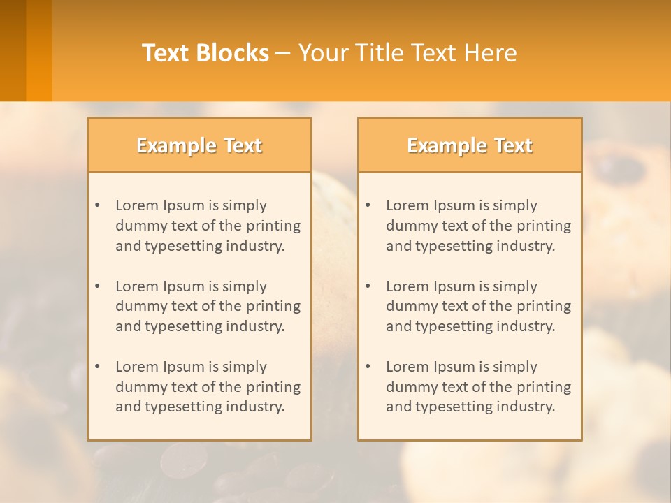 A Bunch Of Muffins With Chocolate Chips On Them PowerPoint Template