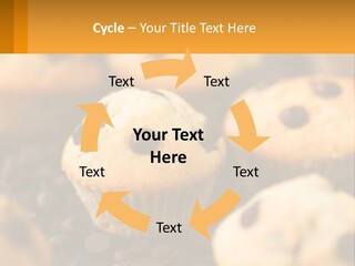 A Bunch Of Muffins With Chocolate Chips On Them PowerPoint Template