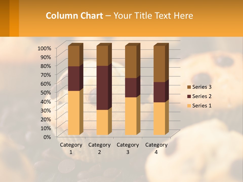 A Bunch Of Muffins With Chocolate Chips On Them PowerPoint Template